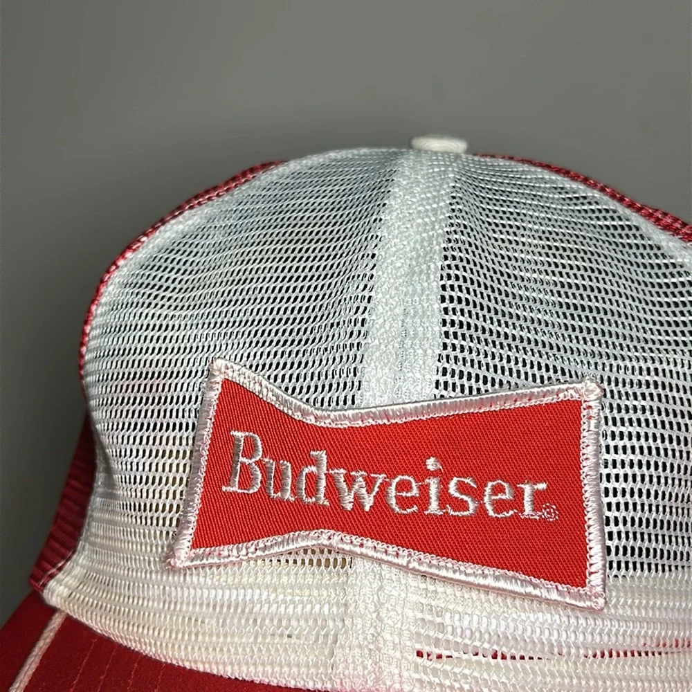 Budweiser vintage Mesh Cap in Red and White - Picture 2 of 7